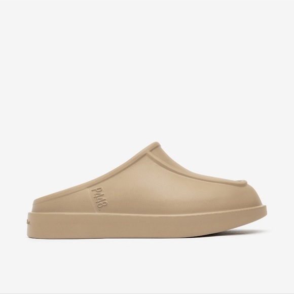 P448 Flo Clog Slip On Open Back Slide Mimetic Neutral Tan - Picture 4 of 5